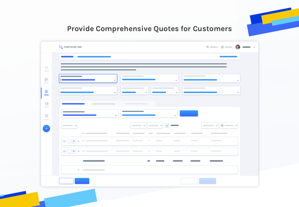 screenshot of Configure One Cloud